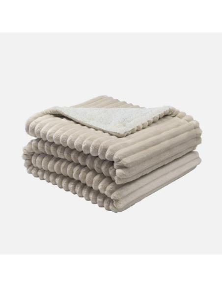 Manta Elect. Jaraiz Beis/blanco160w 160x120cm 9niveles Autoapagado, Protec.seg.,lavable