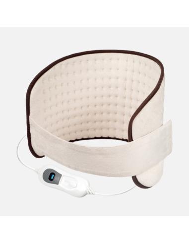 Almohad.elect.lumbar Hurdes Beis/marron 100w 69x29cm 3niv Autoapagado, Prot.sobrecalentam.,lavable
