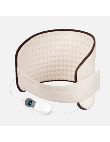 Almohad.elect.lumbar Hurdes Beis/marron 100w 69x29cm 3niv Autoapagado, Prot.sobrecalentam.,lavable