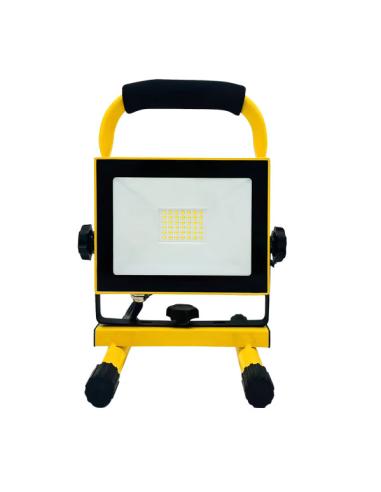 Proyector Portatil Coyote 30w 6500k Negr/amarillo 2400lm Ip65 22,5x15x16cm