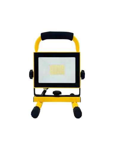 Proyector Portatil Coyote 100w 6500k Negr/amarill 8000lm Ip65 28,5x23,5x16cm