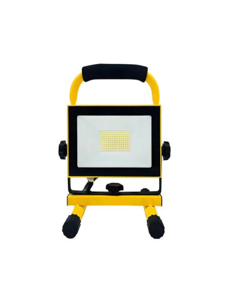 Proyector Portatil Coyote 100w 6500k Negr/amarill 8000lm Ip65 28,5x23,5x16cm