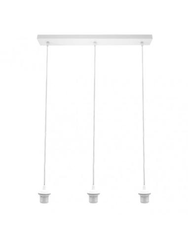 Armazon Regleta Nia 3xe27 Blanca Regx60x6cm