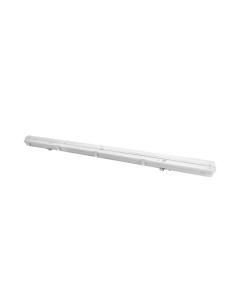 Pantalla Estanca Basik Para Led 1xt8 150cm Ip65 Gris C/reflector Blanco 9,5x156x8,5cm