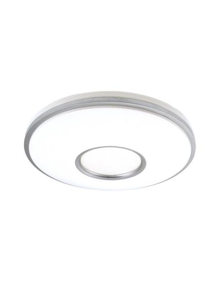 Plafon Perote 36w 3000-4000-6500k Blanco/Plata 3528lm 7,5x39x39cm C/remoto Y Reg.intensidad