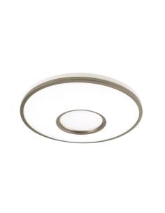 Plafon Perote 36w 3000-4000-6500k Blanco/Cuero 3528lm 7,5x39x39cm C/remoto Y Reg.intensidad