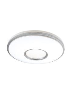 Plafon Perote 60w 3000-4000-6500k Blanco/Plata 5880lm 8x49x49cm C/remoto Y Reg.intensidad