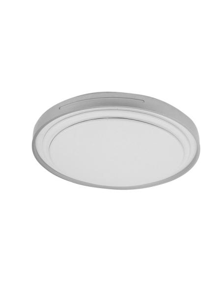 Plafon Argus 60w 3000-4000-6500k Blanco/Plata 5880lm 8x49x49cm C/remoto Y Reg.intensidad