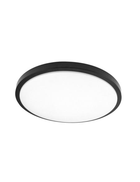 Plafon Kirat 36w 3000-4000-6500k Blanco/Negro 3528lm 7,5x39x39cm C/remoto Y Reg.intensidad
