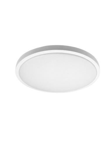 Plafon Kirat 60w 3000-4000-6500k Blanco 5880lm 8x49x49cm C/remoto Y Reg.intensidad