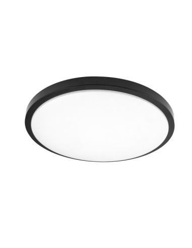 Plafon Kirat 60w 3000-4000-6500k Blanco/Negro 5880lm 8x49x49cm C/remoto Y Reg.intensidad