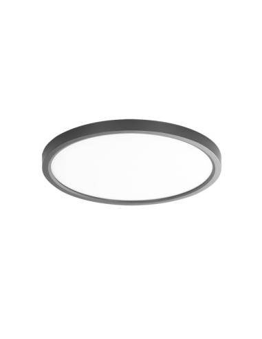 Plafon Faure 40w 3000-4000-6500k Blanco/Negro 2,5x50x50cm 3920lm