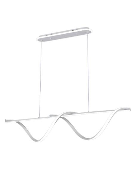 Colgante House Blanco 125w 3000-4000-6000k 5694lm C/luz Ambiente Remoto Y Reg.intensidad Regx110x15cm