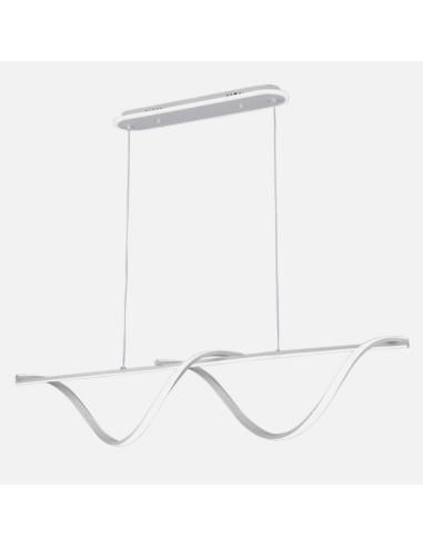 Colgante House Blanco 125w 3000-4000-6000k 5694lm C/luz Ambiente Remoto Y Reg.intensidad Regx110x15cm
