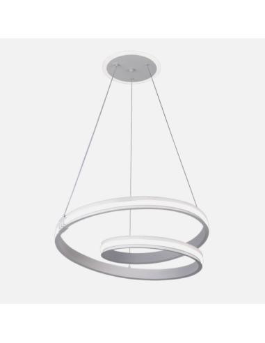 Colgante Luster Blan 129w 3000-4000-6000k 10920lm C/luz Ambiente Remoto Y Reg.intensidad Regx54x54cm