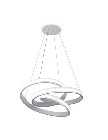 Colgante Free Blanco 161w 3000-4000-6000k 13416lm C/luz Ambiente Remoto Y Reg.intensidad Regx55x55cm