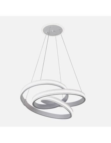 Colgante Free Blanco 161w 3000-4000-6000k 13416lm C/luz Ambiente Remoto Y Reg.intensidad Regx55x55cm