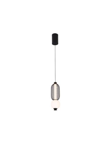 Colgante Mimosa Negro 9w 4000k 990lm Regx15x15cm