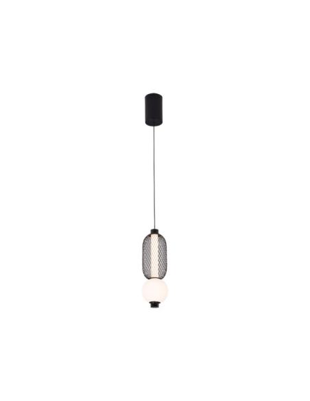 Colgante Mimosa Negro 9w 4000k 990lm Regx15x15cm