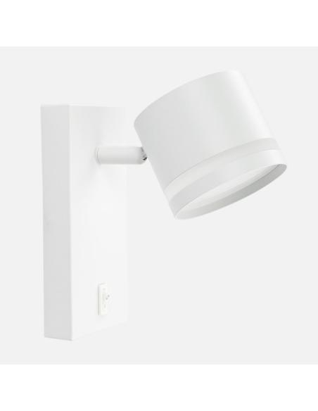 Aplique Ortiga 1 X Gx53 Blanco 9w 800lm Orientable Bombilla Incluida 16x8,3x15,5cm