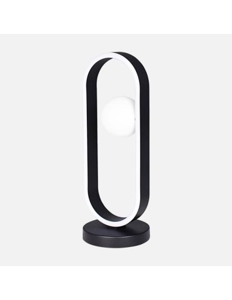 Sobremesa Fermoselle 10w+3w 4000k Negro 41,5x15x15cm 1105lm