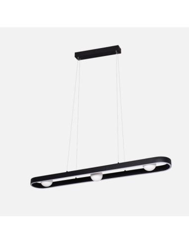 Colgante Fermoselle 26w+9w 4000k Negro Regx107,5x15cm 2975lm