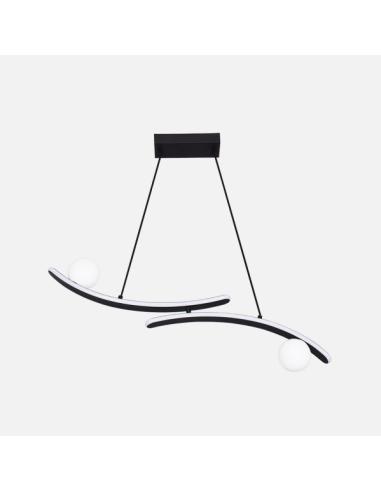Colgante Fermoselle 24w+6w 4000k Negro Regx82x9 Cm 2550lm