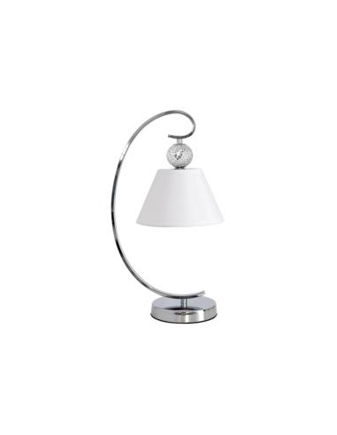 Sobremesa Concordia 1xe27 Cromo Pantalla Blanca 47x20x26