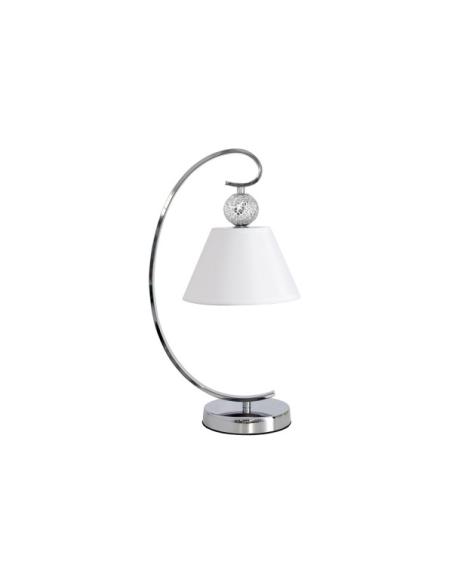 Sobremesa Concordia 1xe27 Cromo Pantalla Blanca 47x20x26